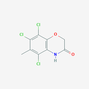 molecular formula C9H6Cl3NO2 B4554344 5,7,8-trichloro-6-methyl-2H-1,4-benzoxazin-3(4H)-one 