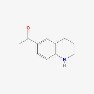 molecular formula C11H13NO B045544 1-(1,2,3,4-四氢喹啉-6-基)乙酮 CAS No. 113961-88-9