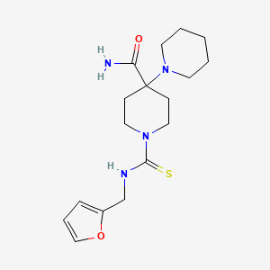 1'-{[(2-furylmethyl)amino]carbonothioyl}-1,4'-bipiperidine-4'-carboxamide