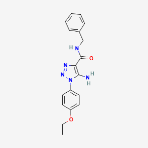 5-amino-N-benzyl-1-(4-ethoxyphenyl)-1H-1,2,3-triazole-4-carboxamide