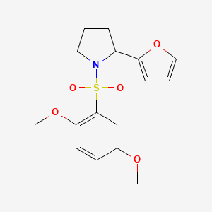 1-[(2,5-dimethoxyphenyl)sulfonyl]-2-(2-furyl)pyrrolidine