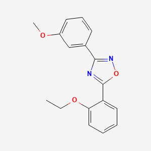 5-(2-ethoxyphenyl)-3-(3-methoxyphenyl)-1,2,4-oxadiazole