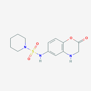 N-(2-oxo-3,4-dihydro-2H-1,4-benzoxazin-6-yl)piperidine-1-sulfonamide