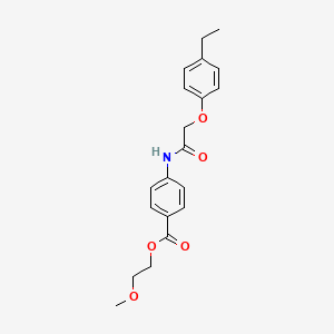 2-methoxyethyl 4-{[(4-ethylphenoxy)acetyl]amino}benzoate