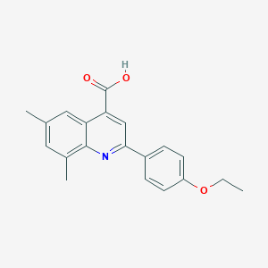 2-(4-Ethoxyphenyl)-6,8-dimethylquinoline-4-carboxylic acid