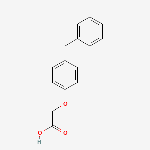 molecular formula C15H14O3 B4555003 2-(4-Benzylphenoxy)acetic acid 