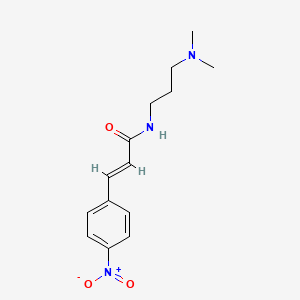 (E)-N-[3-(dimethylamino)propyl]-3-(4-nitrophenyl)prop-2-enamide