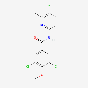 3,5-dichloro-N-(5-chloro-6-methylpyridin-2-yl)-4-methoxybenzamide