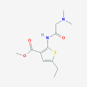 methyl 2-[(N,N-dimethylglycyl)amino]-5-ethyl-3-thiophenecarboxylate