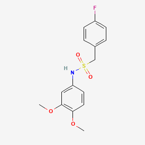 N-(3,4-dimethoxyphenyl)-1-(4-fluorophenyl)methanesulfonamide