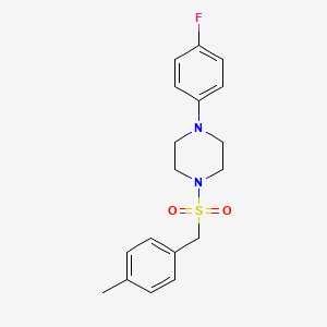 1-(4-FLUOROPHENYL)-4-[(4-METHYLPHENYL)METHANESULFONYL]PIPERAZINE