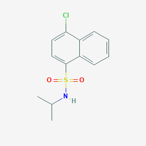 molecular formula C13H14ClNO2S B4555476 [(4-Chloronaphthyl)sulfonyl](methylethyl)amine 