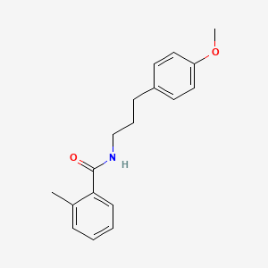 N-[3-(4-methoxyphenyl)propyl]-2-methylbenzamide