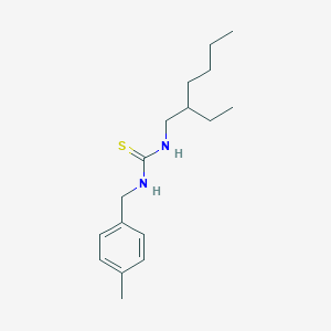 molecular formula C17H28N2S B4555537 1-(2-Ethylhexyl)-3-(4-methylbenzyl)thiourea 