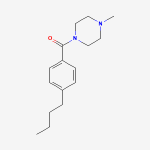 molecular formula C16H24N2O B4555571 (4-BUTYLPHENYL)(4-METHYLPIPERAZINO)METHANONE 