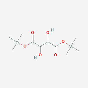 molecular formula C12H22O6 B045556 (2S,3S)-二叔丁基 2,3-二羟基琥珀酸酯 CAS No. 117384-46-0