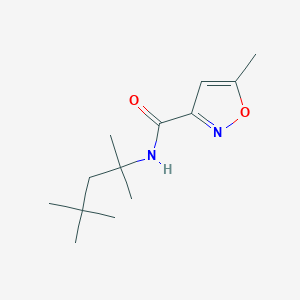 5-methyl-N-(2,4,4-trimethylpentan-2-yl)-1,2-oxazole-3-carboxamide