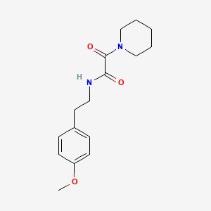 N-[2-(4-methoxyphenyl)ethyl]-2-oxo-2-piperidin-1-ylacetamide