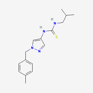 N-isobutyl-N'-[1-(4-methylbenzyl)-1H-pyrazol-4-yl]thiourea