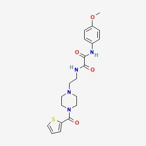 N-(4-methoxyphenyl)-N'-{2-[4-(2-thienylcarbonyl)-1-piperazinyl]ethyl}ethanediamide