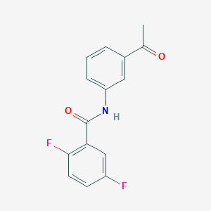 N-(3-acetylphenyl)-2,5-difluorobenzamide