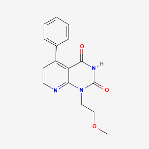 molecular formula C16H15N3O3 B4555799 1-(2-methoxyethyl)-5-phenylpyrido[2,3-d]pyrimidine-2,4(1H,3H)-dione 