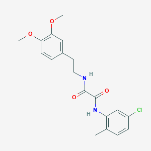 N-(5-chloro-2-methylphenyl)-N'-[2-(3,4-dimethoxyphenyl)ethyl]ethanediamide