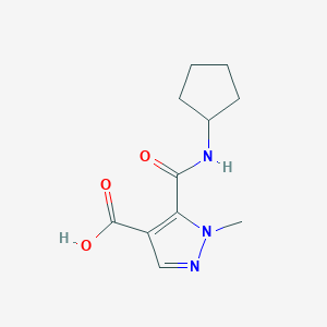 5-[(cyclopentylamino)carbonyl]-1-methyl-1H-pyrazole-4-carboxylic acid