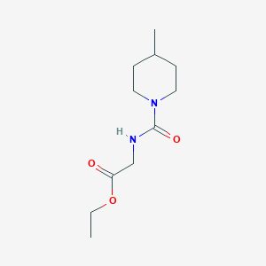 ETHYL 2-{[(4-METHYLPIPERIDINO)CARBONYL]AMINO}ACETATE