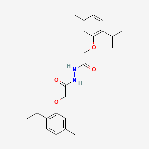 2-[5-Methyl-2-(propan-2-yl)phenoxy]-N'-{2-[5-methyl-2-(propan-2-yl)phenoxy]acetyl}acetohydrazide