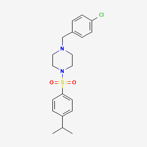 1-(4-chlorobenzyl)-4-[(4-isopropylphenyl)sulfonyl]piperazine