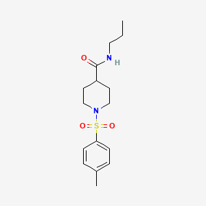 1-[(4-methylphenyl)sulfonyl]-N-propylpiperidine-4-carboxamide