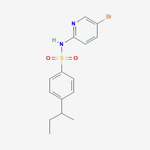 N-(5-BROMOPYRIDIN-2-YL)-4-(BUTAN-2-YL)BENZENE-1-SULFONAMIDE