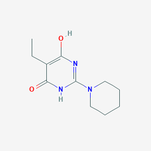 5-ethyl-6-hydroxy-2-piperidino-4(3H)-pyrimidinone