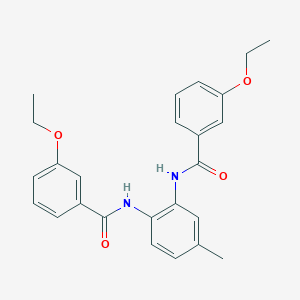 3-ethoxy-N-[2-[(3-ethoxybenzoyl)amino]-4-methylphenyl]benzamide