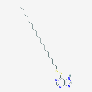 molecular formula C23H40N4S2 B045563 6-(十八烷硫基)嘌呤 CAS No. 122714-66-3