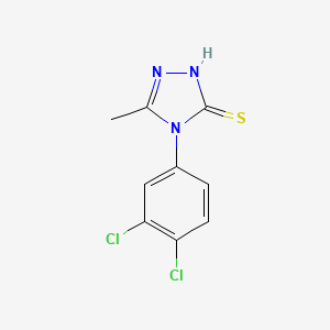 molecular formula C9H7Cl2N3S B4556363 4-(3,4-dichlorophenyl)-5-methyl-4H-1,2,4-triazole-3-thiol 