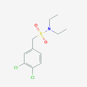 molecular formula C11H15Cl2NO2S B4556383 1-(3,4-二氯苯基)-N,N-二乙基甲磺酰胺 