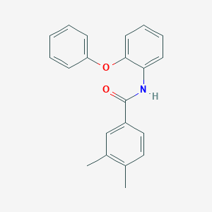 molecular formula C21H19NO2 B455642 3,4-dimethyl-N-(2-phenoxyphenyl)benzamide 