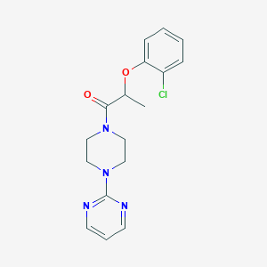 2-(2-Chlorophenoxy)-1-[4-(pyrimidin-2-yl)piperazin-1-yl]propan-1-one