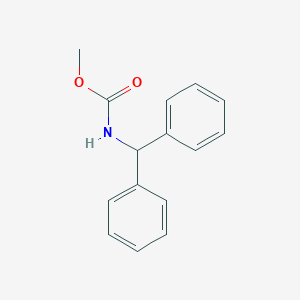 molecular formula C15H15NO2 B455657 methyl N-benzhydrylcarbamate CAS No. 14983-80-3