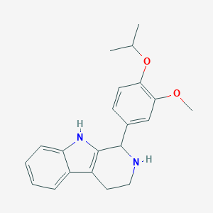 molecular formula C21H24N2O2 B455663 1-(4-Isopropoxy-3-methoxy-phenyl)-2,3,4,9-tetrahydro-1H-beta-carboline 