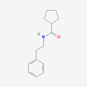 molecular formula C14H19NO B455673 N-(2-phenylethyl)cyclopentanecarboxamide CAS No. 544663-39-0