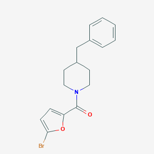 molecular formula C17H18BrNO2 B455674 4-Benzyl-1-(5-bromo-2-furoyl)piperidine CAS No. 560080-15-1