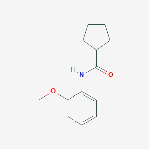 molecular formula C13H17NO2 B455675 N-(2-methoxyphenyl)cyclopentanecarboxamide CAS No. 544427-40-9