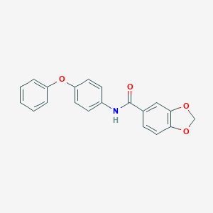 N-(4-phenoxyphenyl)-1,3-benzodioxole-5-carboxamide