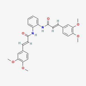 N,N'-1,2-phenylenebis[3-(3,4-dimethoxyphenyl)acrylamide]