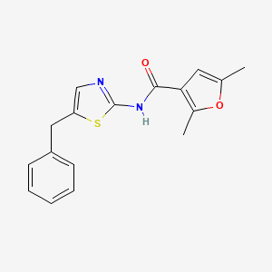 N-(5-benzyl-1,3-thiazol-2-yl)-2,5-dimethylfuran-3-carboxamide