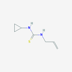 molecular formula C7H12N2S B4556876 1-Allyl-3-cyclopropylthiourea 