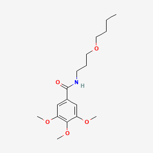 N-(3-butoxypropyl)-3,4,5-trimethoxybenzamide